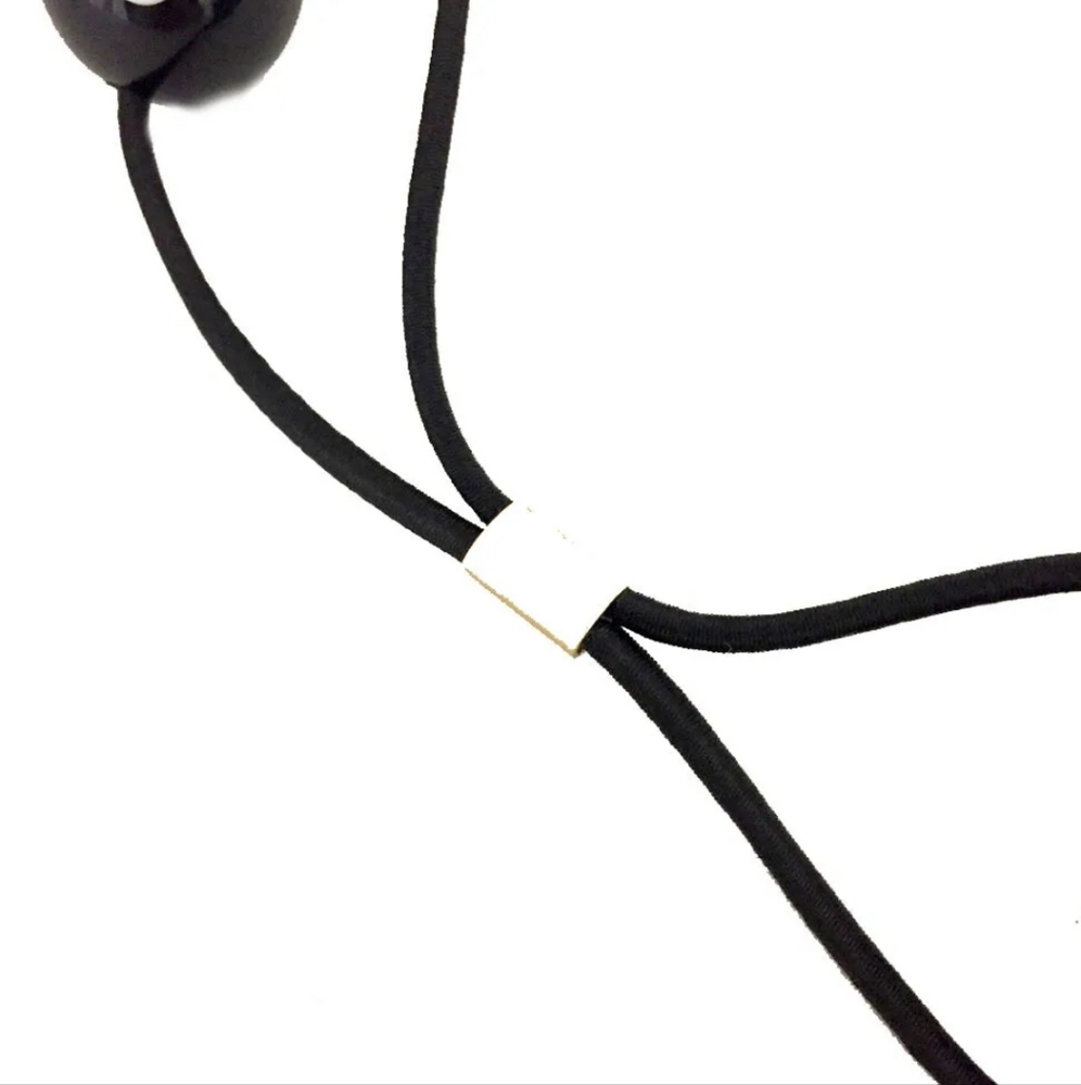 CHANEL CC LOGO BLACK HAIR TIE ACCESSORIES/1A7223 - Picture 4 of 10